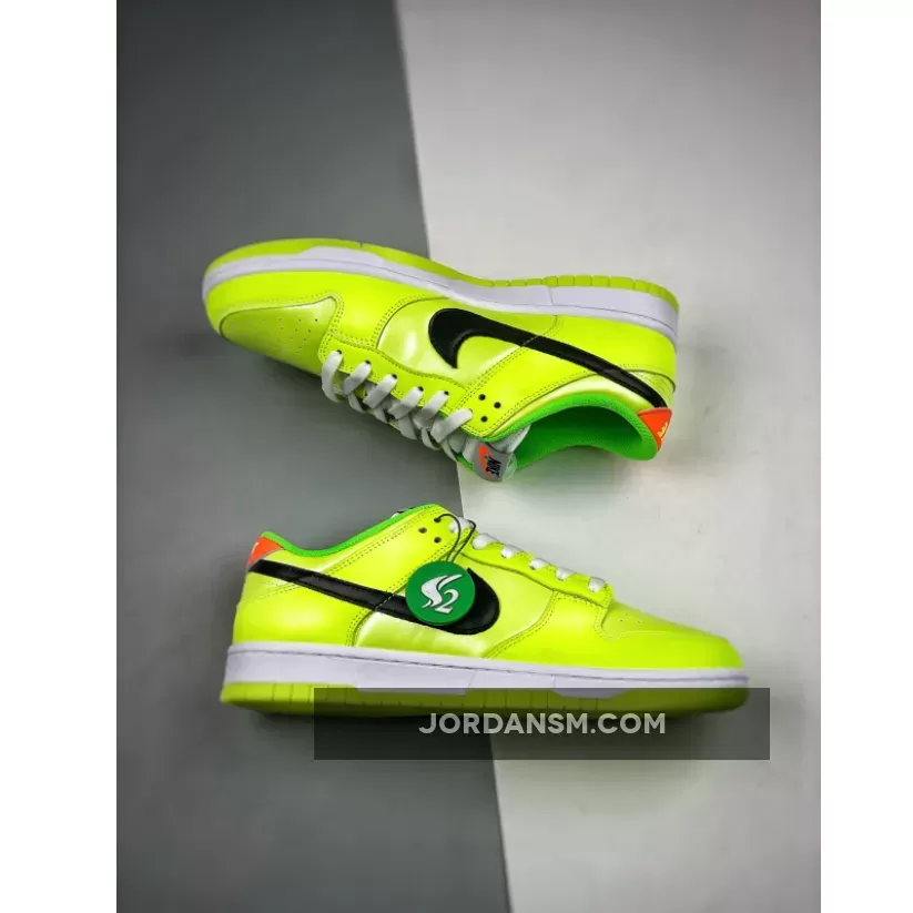 Nike Dunk Low 'Glow in the Dark' Venom Green/Black-Glow FJ4610-702 #low glow