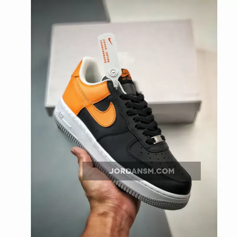 Nike Air Force 1 Low Black Laser Orange FB7162-081 New Releases