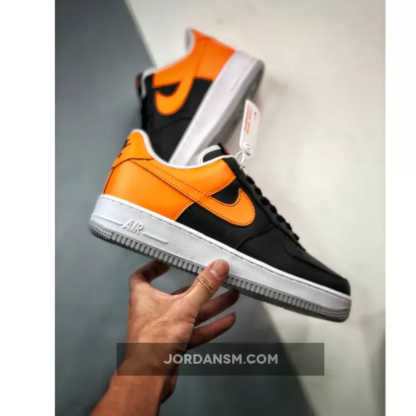 Nike Air Force 1 Low Black Laser Orange FB7162-081 New Releases