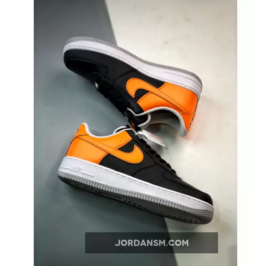 Nike Air Force 1 Low Black Laser Orange FB7162-081 New Releases