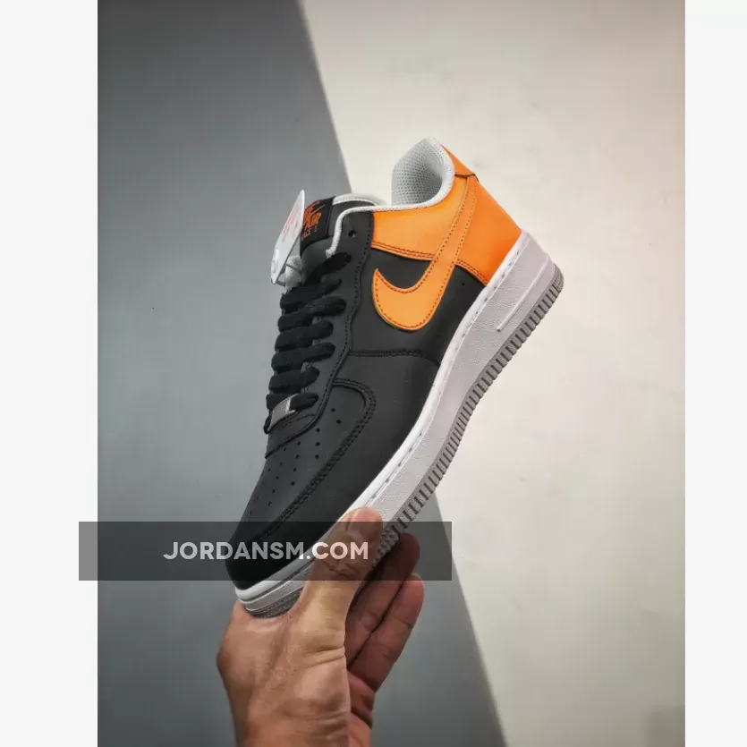 Nike Air Force 1 Low Black Laser Orange FB7162-081 New Releases