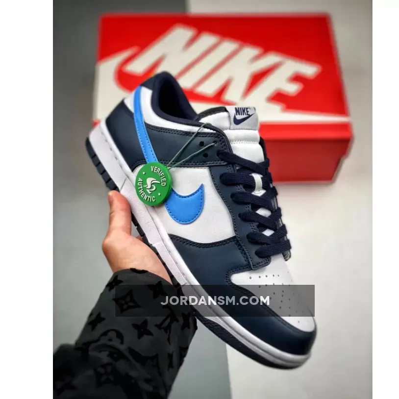Nike Dunk Low Midnight Navy University Blue Online FN7800-400