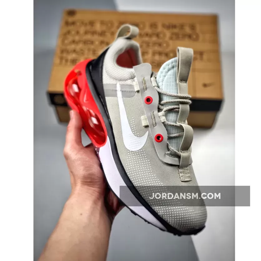 Nike Air Max 2021 'Light Bone Flash Crimson' - nike bone