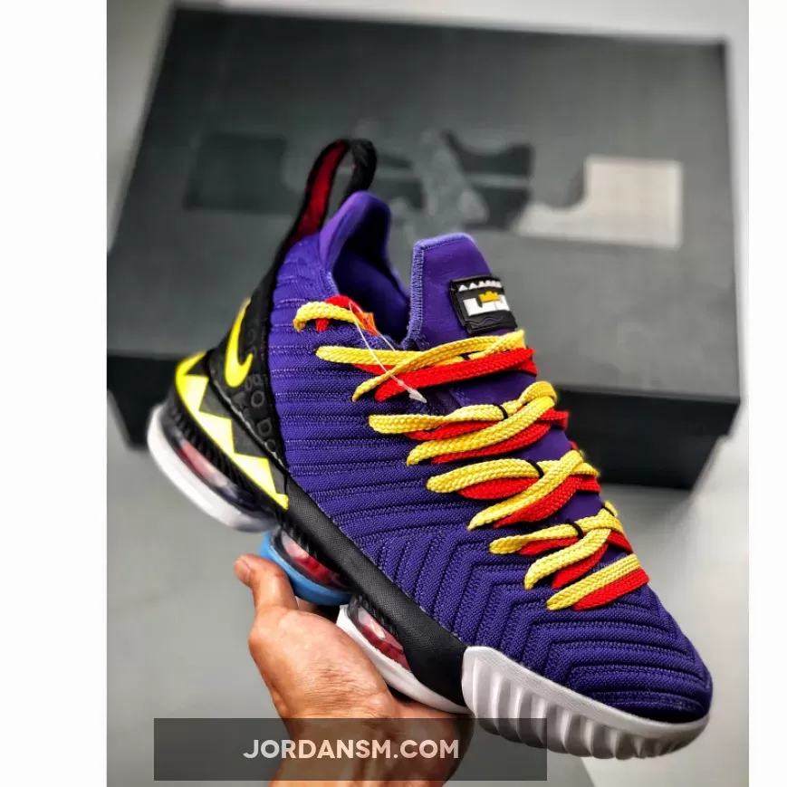 Nike LeBron 16 'Martin' Court Purple/Tour Yellow CI1520-500 New Releases