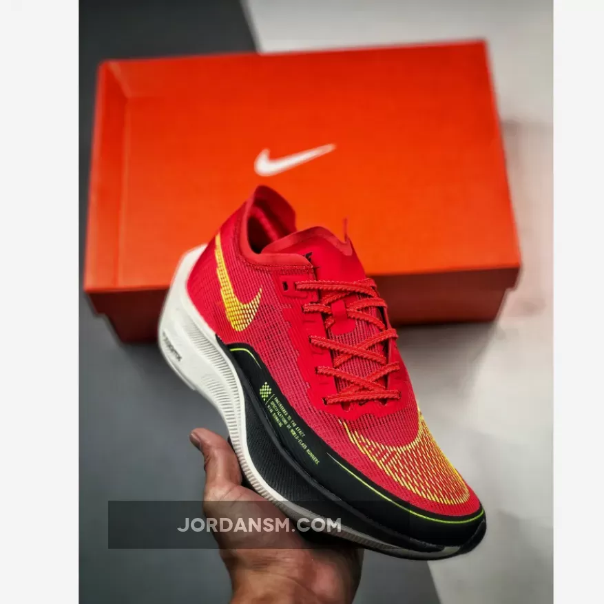 Nike ZoomX VaporFly NEXT% 2 Siren Red And Volt CU4111-600 / nike zoomx vaporfly next 2 red