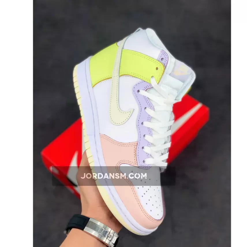 Nike Dunk High 'Cashmere' White/Cashmere-Lemon Twist cashmere dunk high