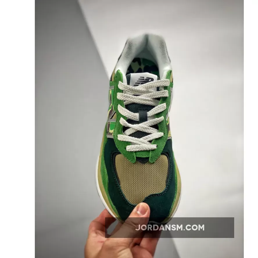 Online BAPE X New Balance 57/40 Olive Green