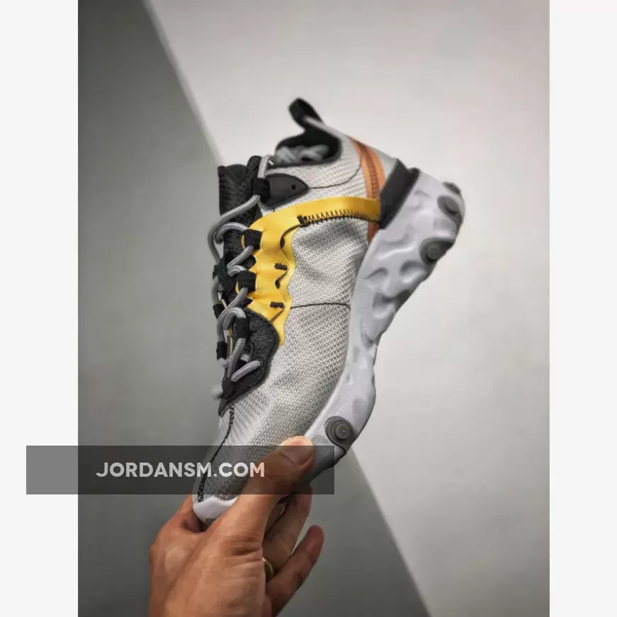 Nike React Element 55 Gold Grey CD7627-001 New Releases