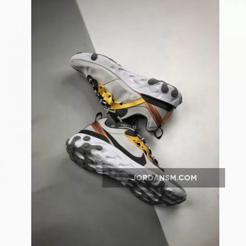 Nike React Element 55 Gold Grey CD7627-001 New Releases