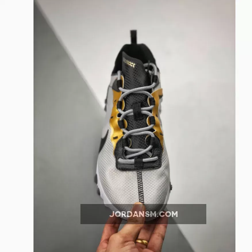 Nike React Element 55 Gold Grey CD7627-001 New Releases