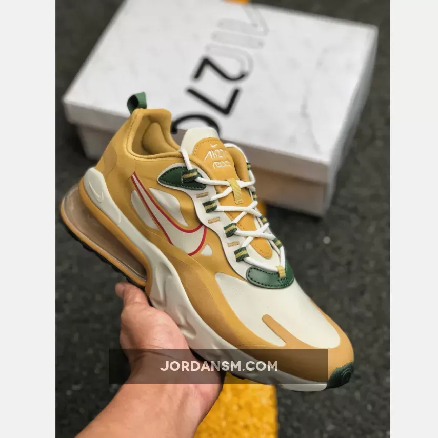 Nike Air Max 270 React Club Gold/Light Bone/Gold/Wheat AO4971-700