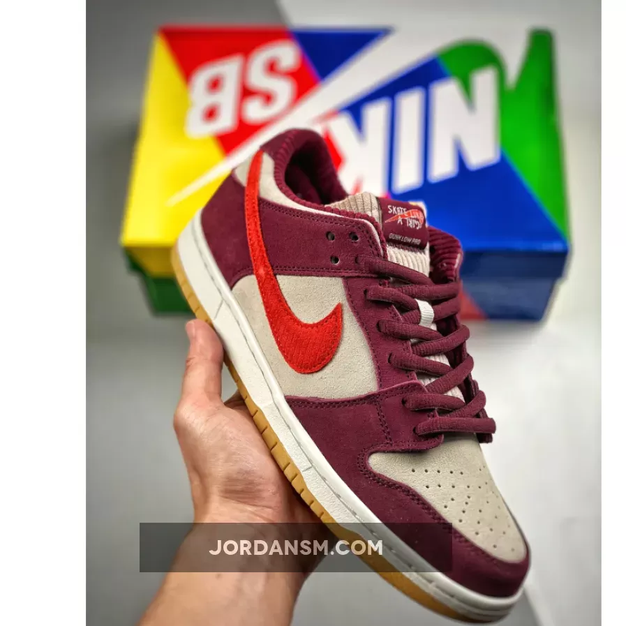 Skate Like a Girl x Nike SB Dunk Low White/Barely Rose-University Red DX4589-600 - girls nike dunks