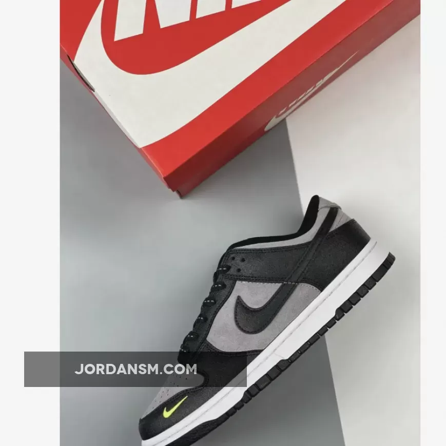 Nike Dunk Low Black Grey Green FQ2205-001 Restock
