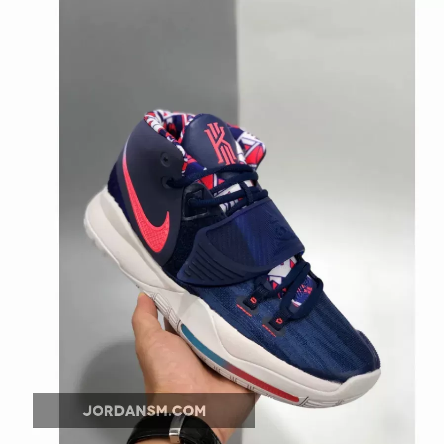 Nike Kyrie 6 'USA' Midnight Navy/Red BQ4630-402 / kyrie 6 midnight navy