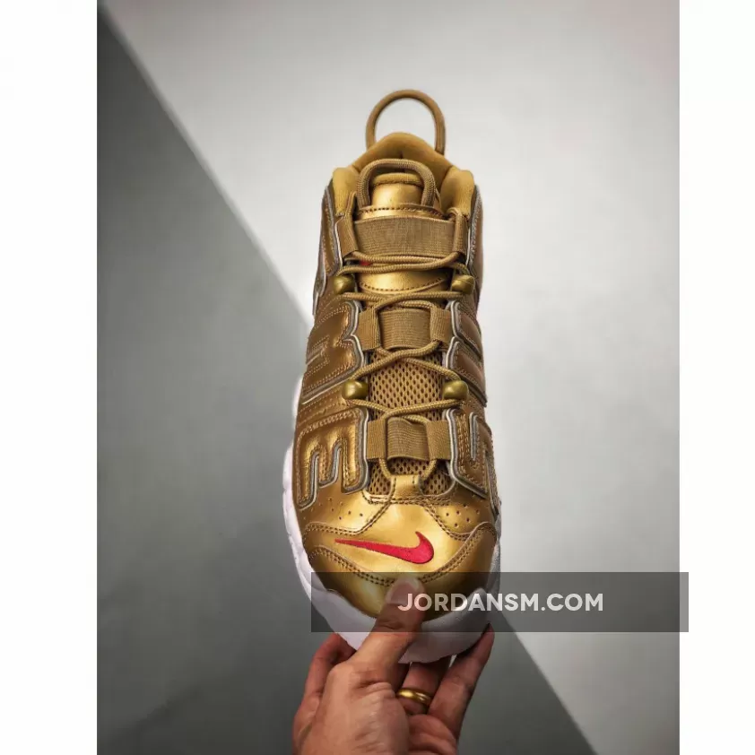 Supreme x Nike Air More Uptempo Metallic Gold/White / gold supreme uptempo