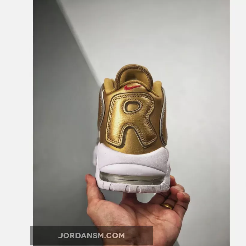 Supreme x Nike Air More Uptempo Metallic Gold/White / gold supreme uptempo