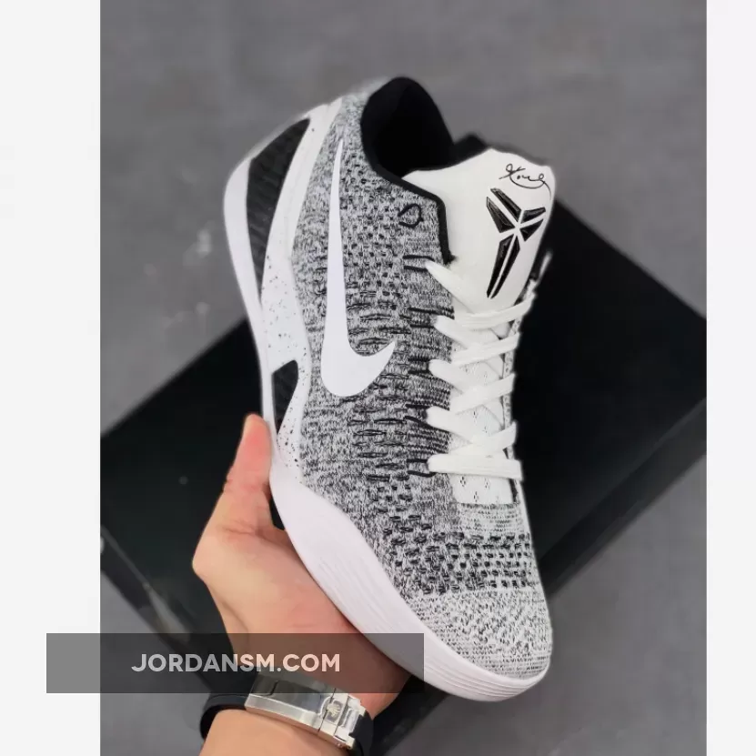 Nike Kobe 9 Elite Low 'Beethoven' White/Black-Wolf Grey kobe beethoven