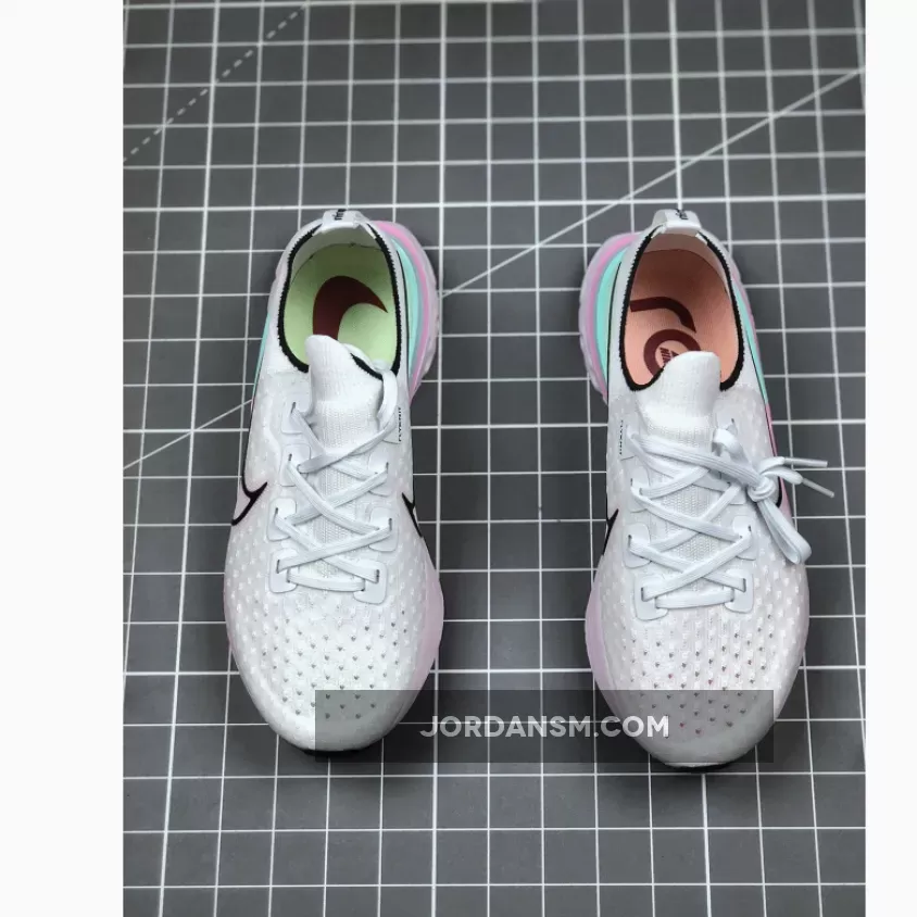 Nike React Infinity Run Flyknit White/Iced Lilac/Pistachio Frost/Black CD4372-100 Restock