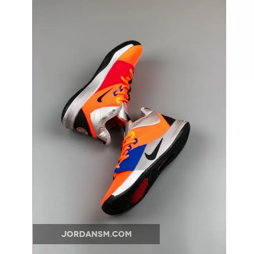 Nike PG 3 'NASA' Total Orange/Black-Metallic Silver CI2666-800 Restock