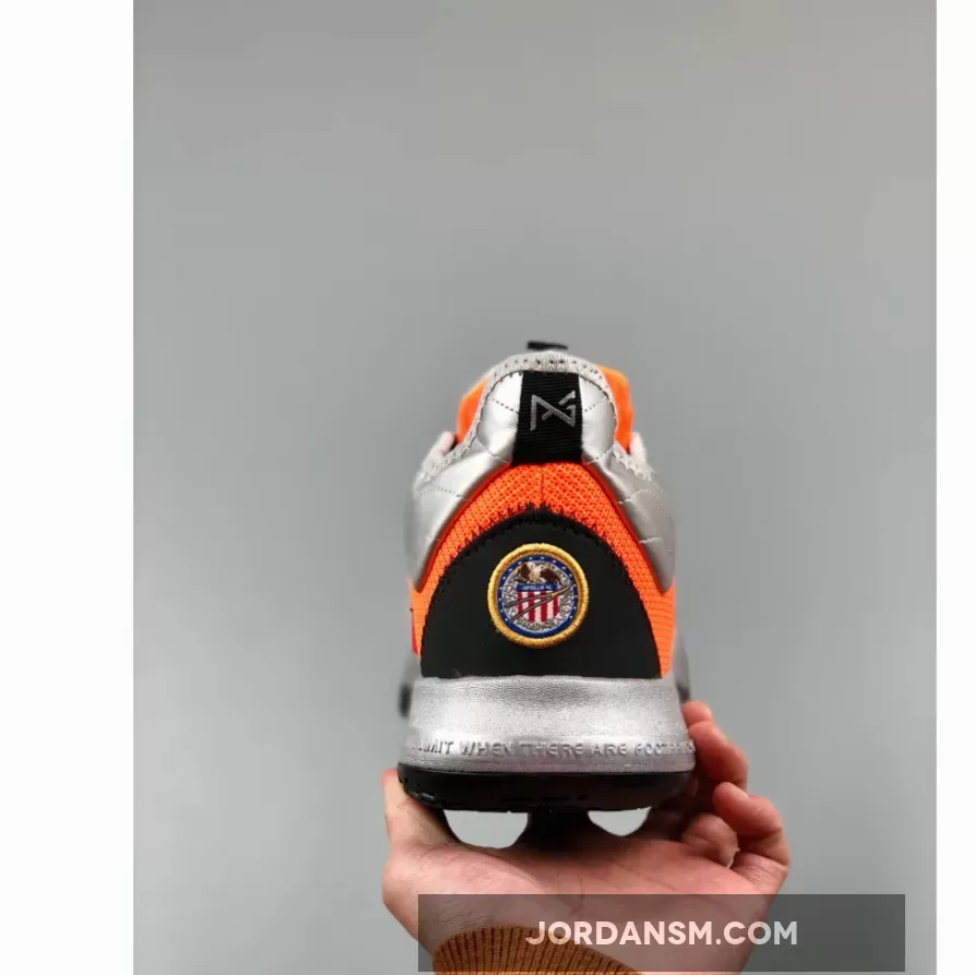Nike PG 3 'NASA' Total Orange/Black-Metallic Silver CI2666-800 Restock