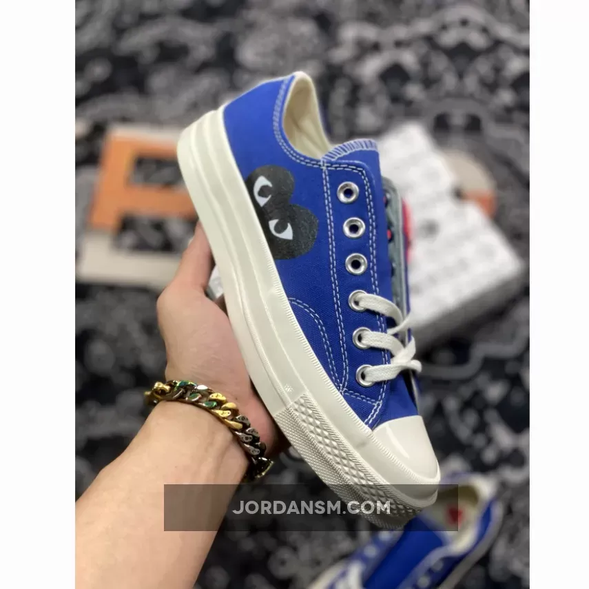 CDG Play X Converse Chuck Taylor All Star 70 Low Blue 171848C New Releases