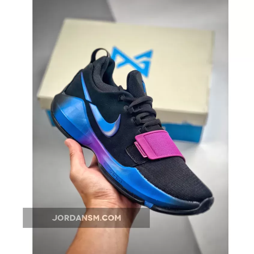 Nike PG 1 'Flip The Switch' Black/Deep Royal Blue 878627-003 pg 1 flip the switch