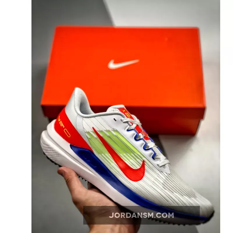 Nike Air Winflo 9 Bright Crimson Racer Blue DX3355-100