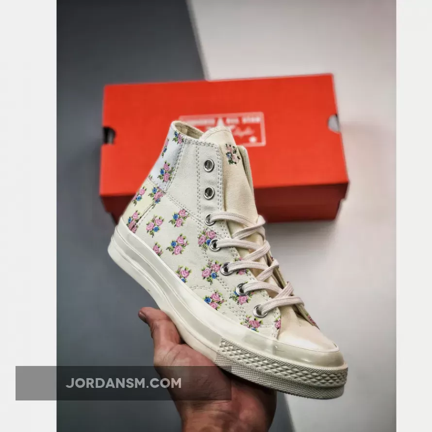 Converse Chuck 70 Patchwork Floral Egret/White/Soft Dune A05193C Restock