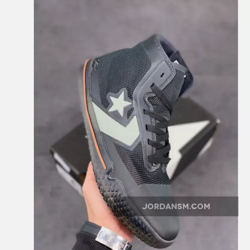 Converse All Star Pro BB Black White Orange 165654C Restock