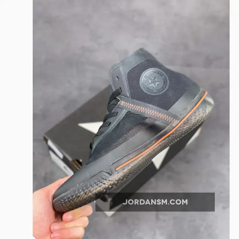 Converse All Star Pro BB Black White Orange 165654C Restock
