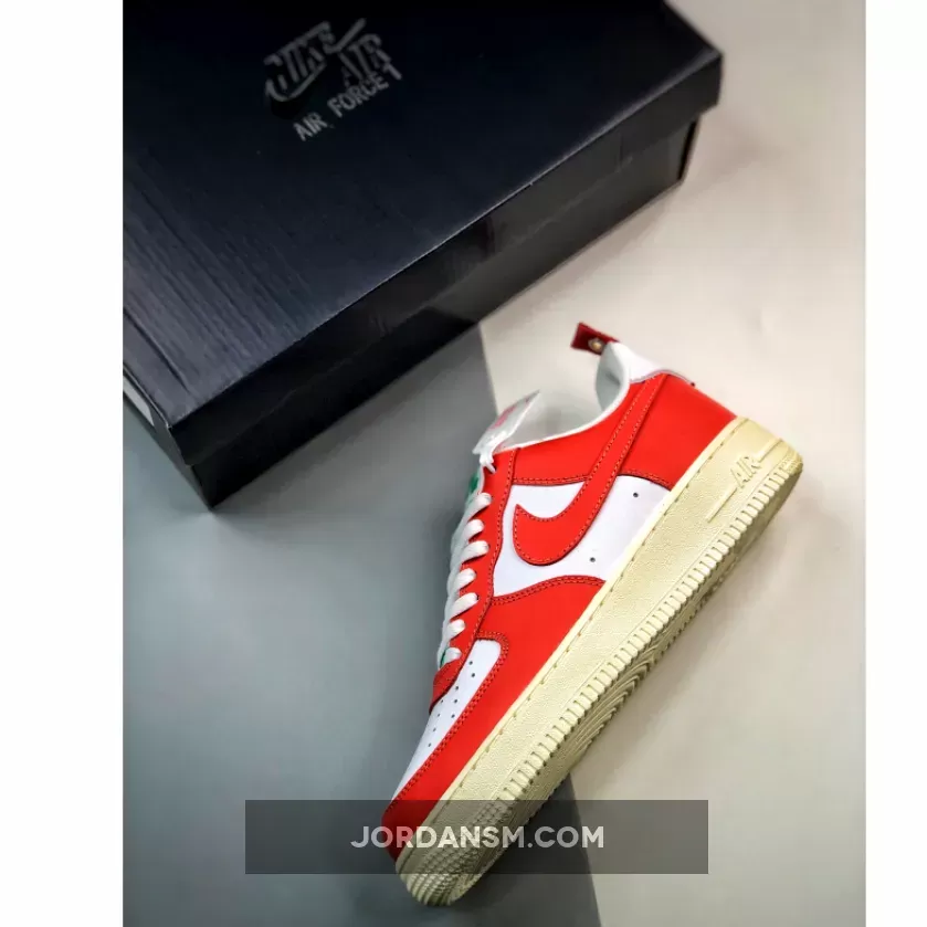 Nike Air Force 1 'Pojangmacha' Mantra Orange/White DX3141-861 / orange camo air force 1