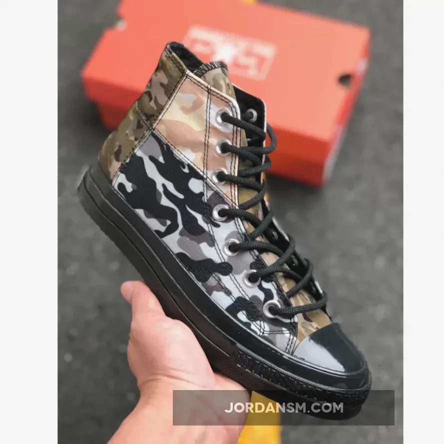 Converse Blocked Camo Chuck 70 Surplus Olive/Black - Camouflage Converse Sneakers 165912C