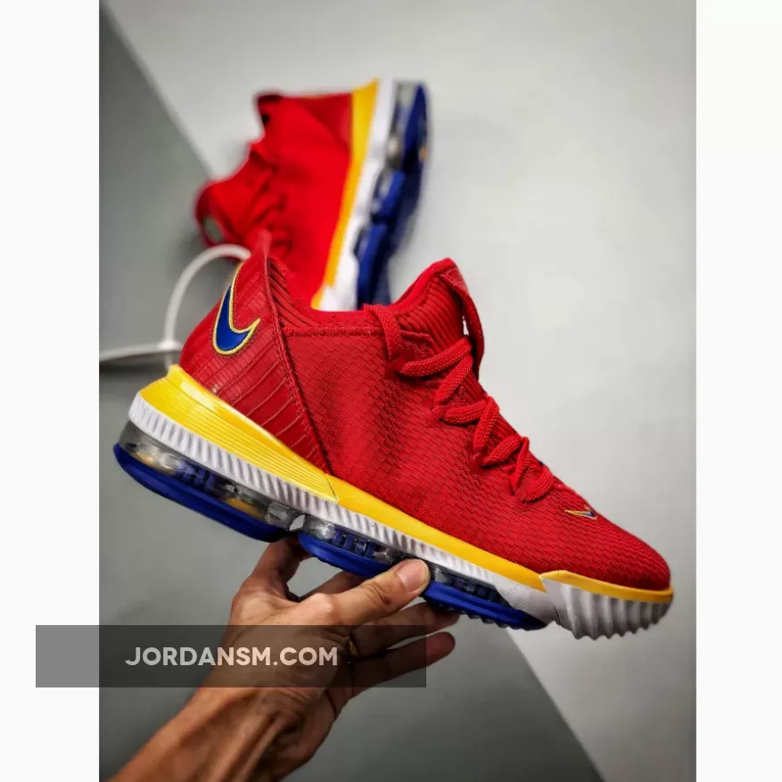 Nike LeBron 16 Low 'SuperBron' University Red/Varsity Royal / lebron 16 superbron