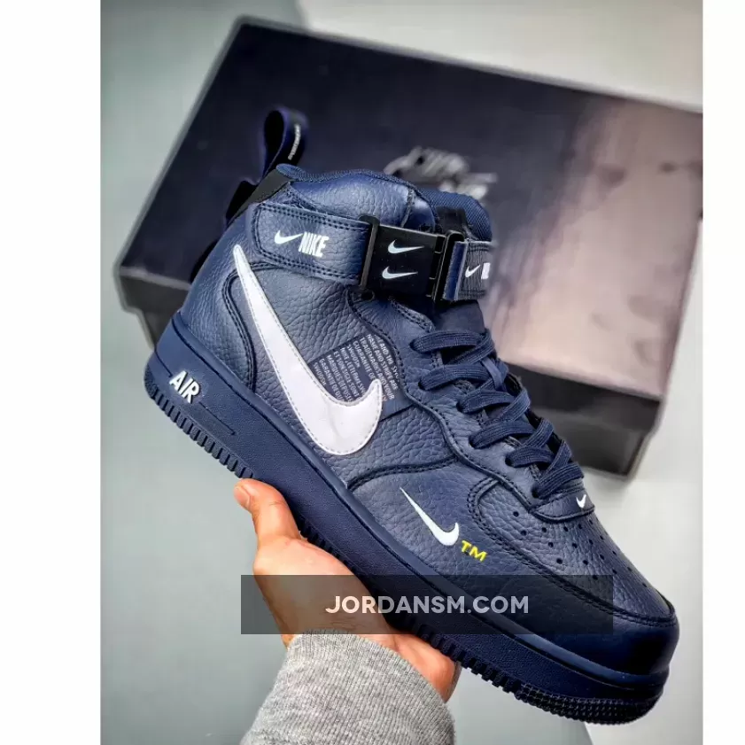 Nike Air Force 1 Mid Utility Navy 804609-403