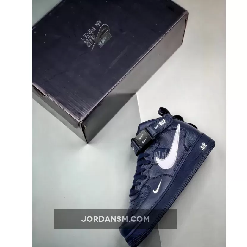 Nike Air Force 1 Mid Utility Navy 804609-403