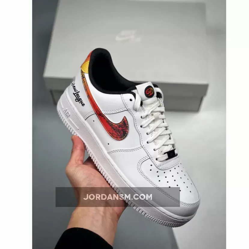 Nike Air Force 1 Low 'Drew League' White/Black-Multi-Color / air force 1 drew league
