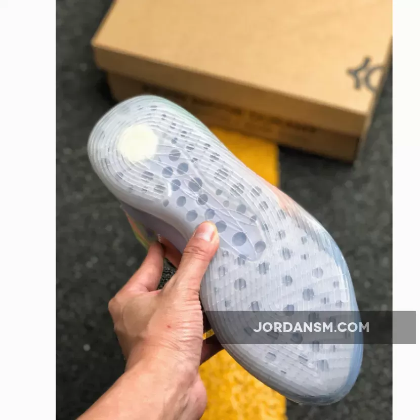 Nike KD 12 'EYBL' Barely Volt/Orange Pulse CK1201-900 New Releases