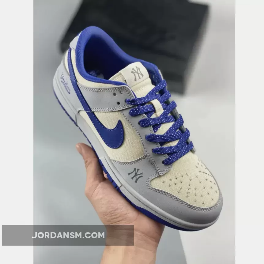 Where To Buy Nike SB Dunk Low Light Grey/Blue-Sail
