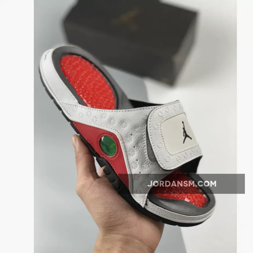 Jordan Hydro 13 Slide White/black-gym Red 1681634317 Online