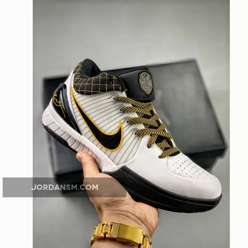 Nike Zoom Kobe 4 Protro White/Black-Del Sol AV6339-101 / kobe 8 proto