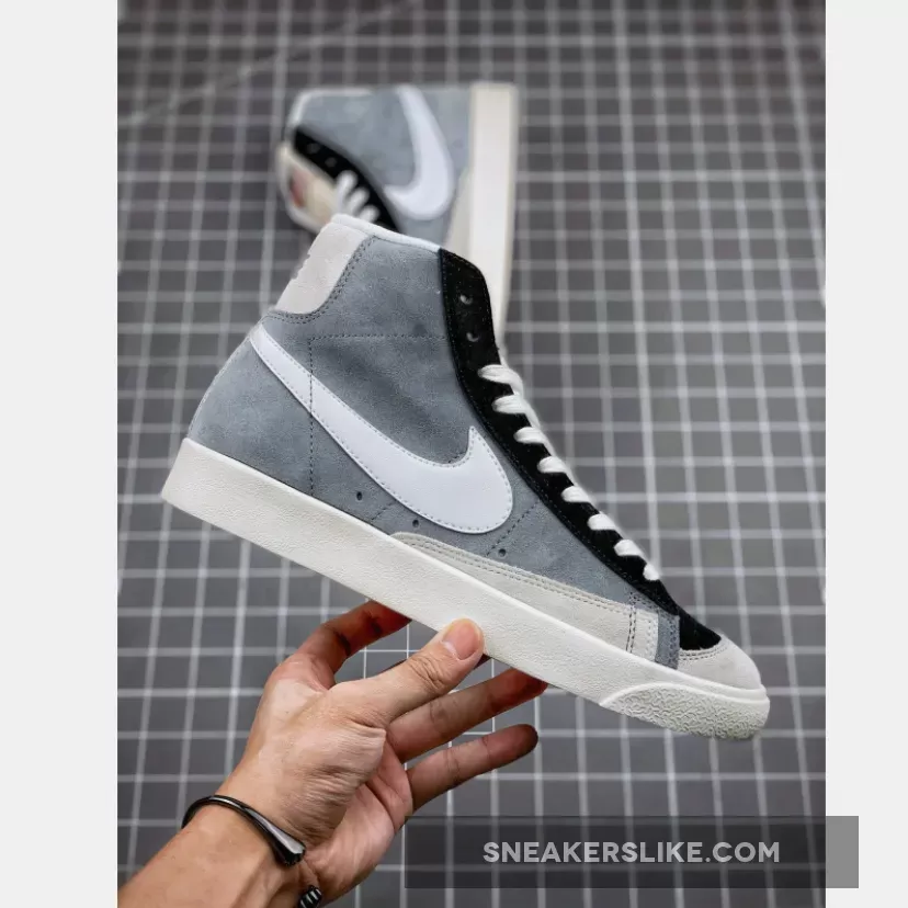 Nike Blazer Mid 77 Vintage Cool Grey/Black/White nike blazer mid 77 cool grey