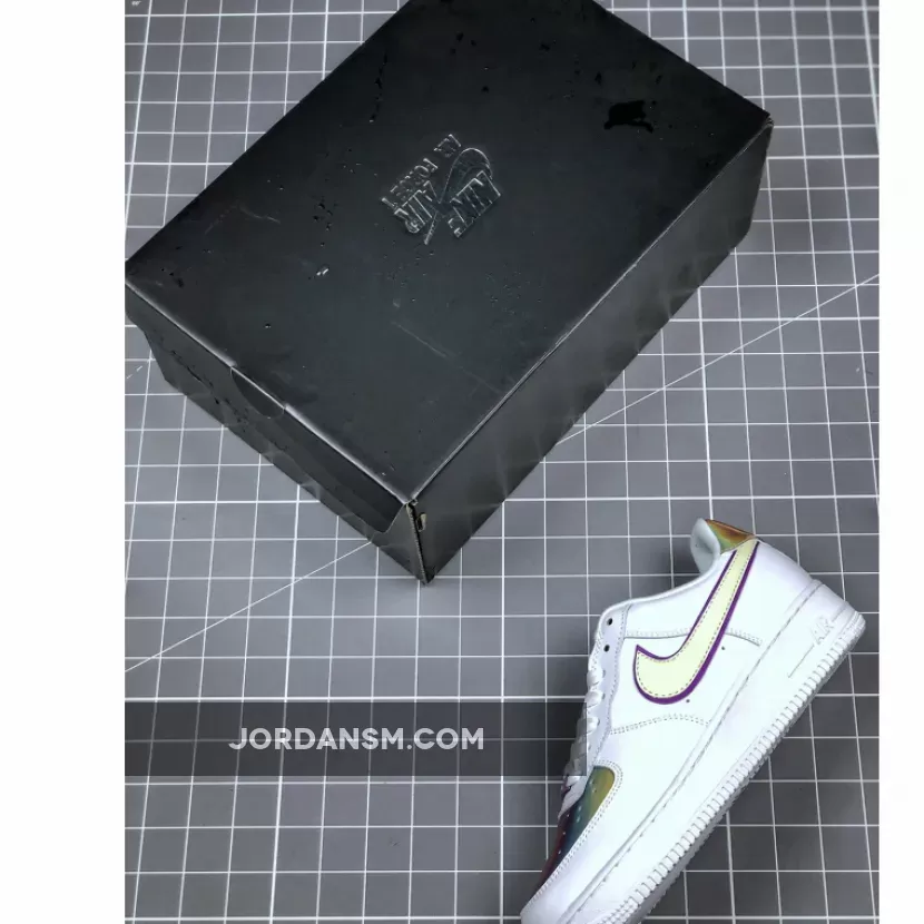 Nike Air Force 1 Low 'Iridescent 2020' White/Barely Volt-Hyper Blue CW0367-100 Restock