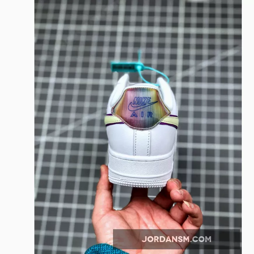 Nike Air Force 1 Low 'Iridescent 2020' White/Barely Volt-Hyper Blue CW0367-100 Restock