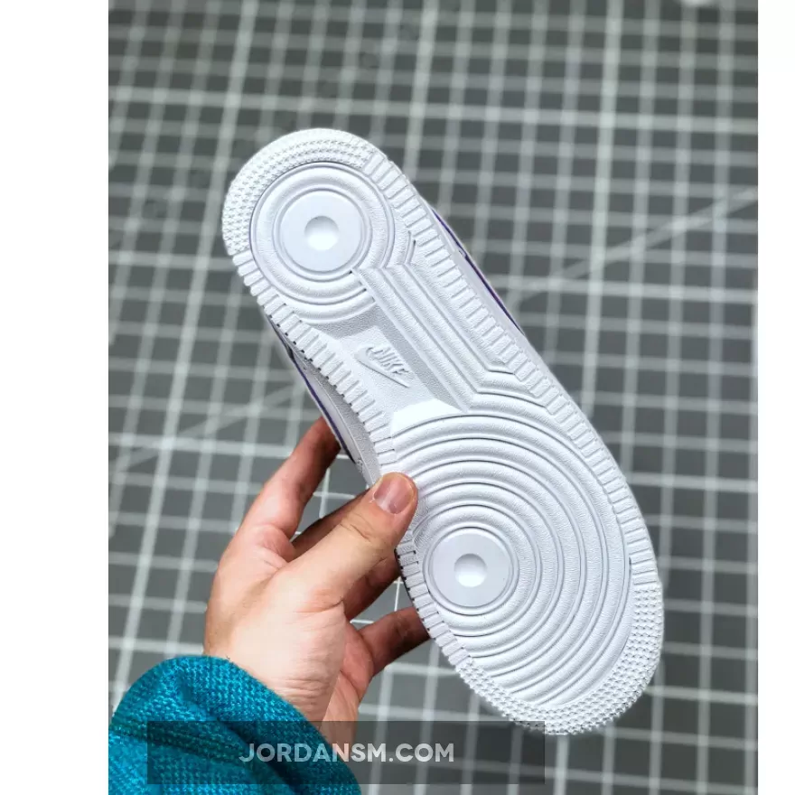 Nike Air Force 1 Low 'Iridescent 2020' White/Barely Volt-Hyper Blue CW0367-100 Restock