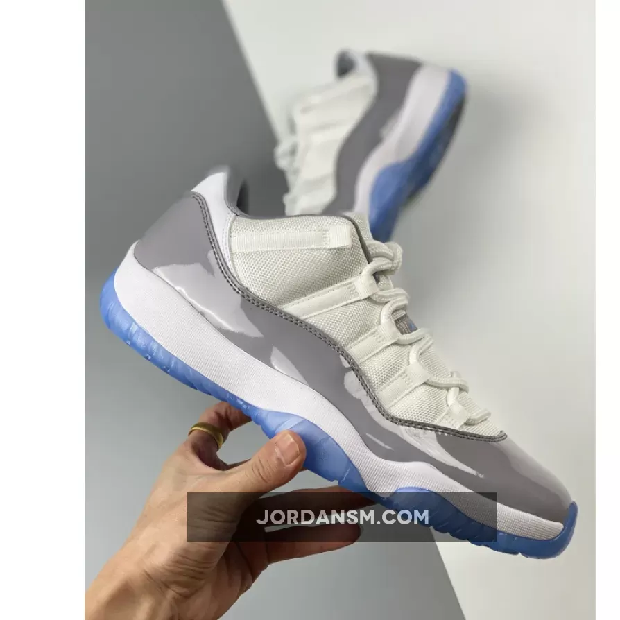 Air Jordan 11 Low White/University Blue/Cement Grey AV2187-140 Online