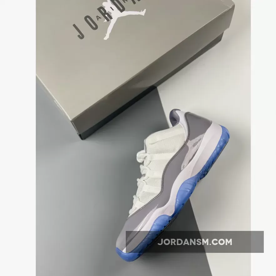 Air Jordan 11 Low White/University Blue/Cement Grey AV2187-140 Online