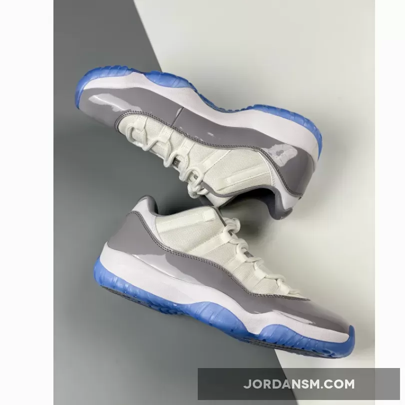 Air Jordan 11 Low White/University Blue/Cement Grey AV2187-140 Online