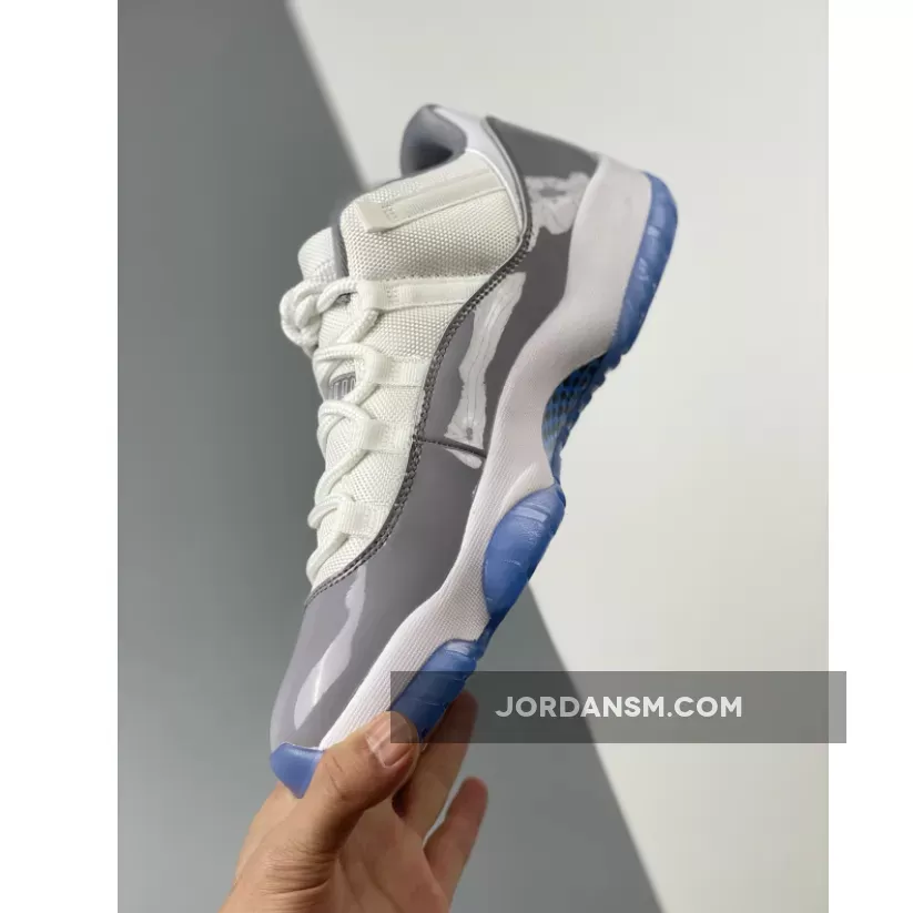 Air Jordan 11 Low White/University Blue/Cement Grey AV2187-140 Online
