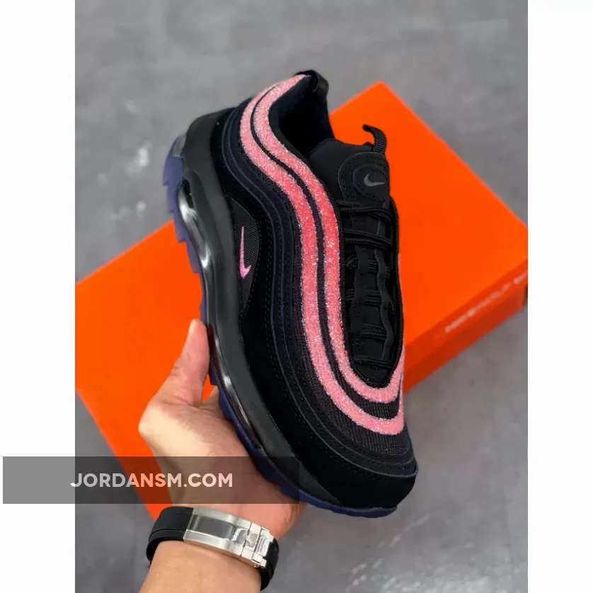 Swarovski x Nike Air Max 97 G NRG Black/Oracle Pink / nike swarovski air max 97