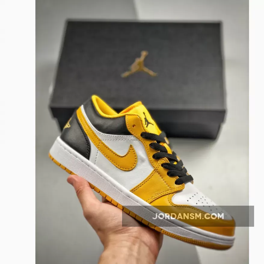 Air Jordan 1 Low Taxi/Black-White 553558-701